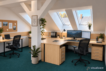 Pronájem kancelářských prostor 50 m² Hlávková